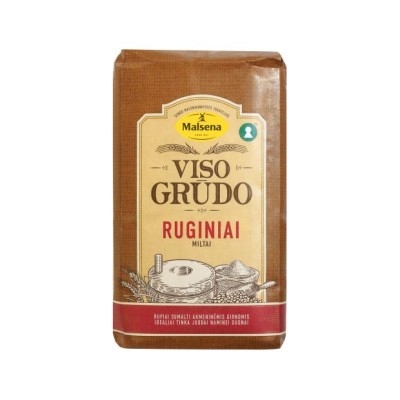 Rye flour whole-grain, Malsena, 1,75 kg